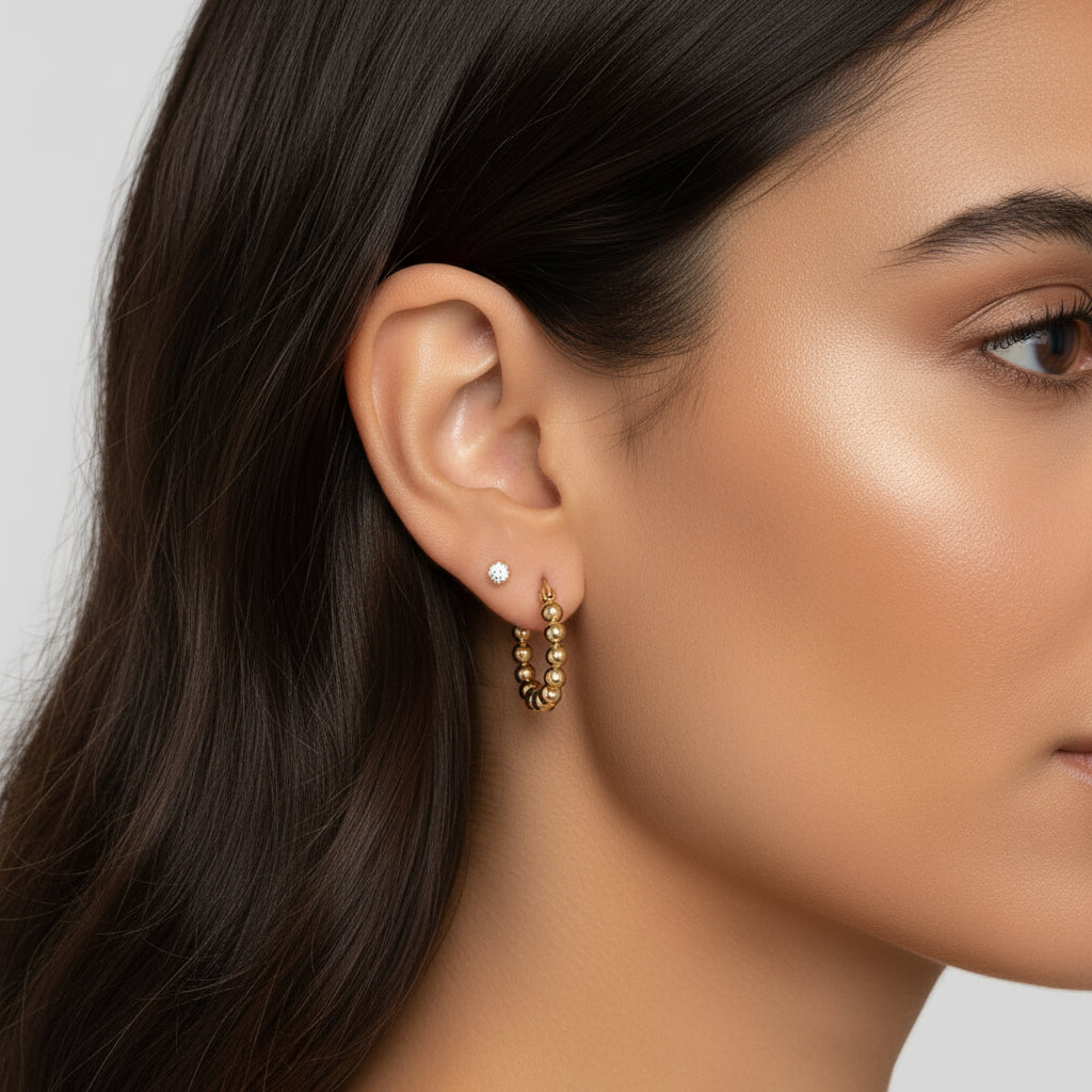 Kreolen Bubbles Huggie