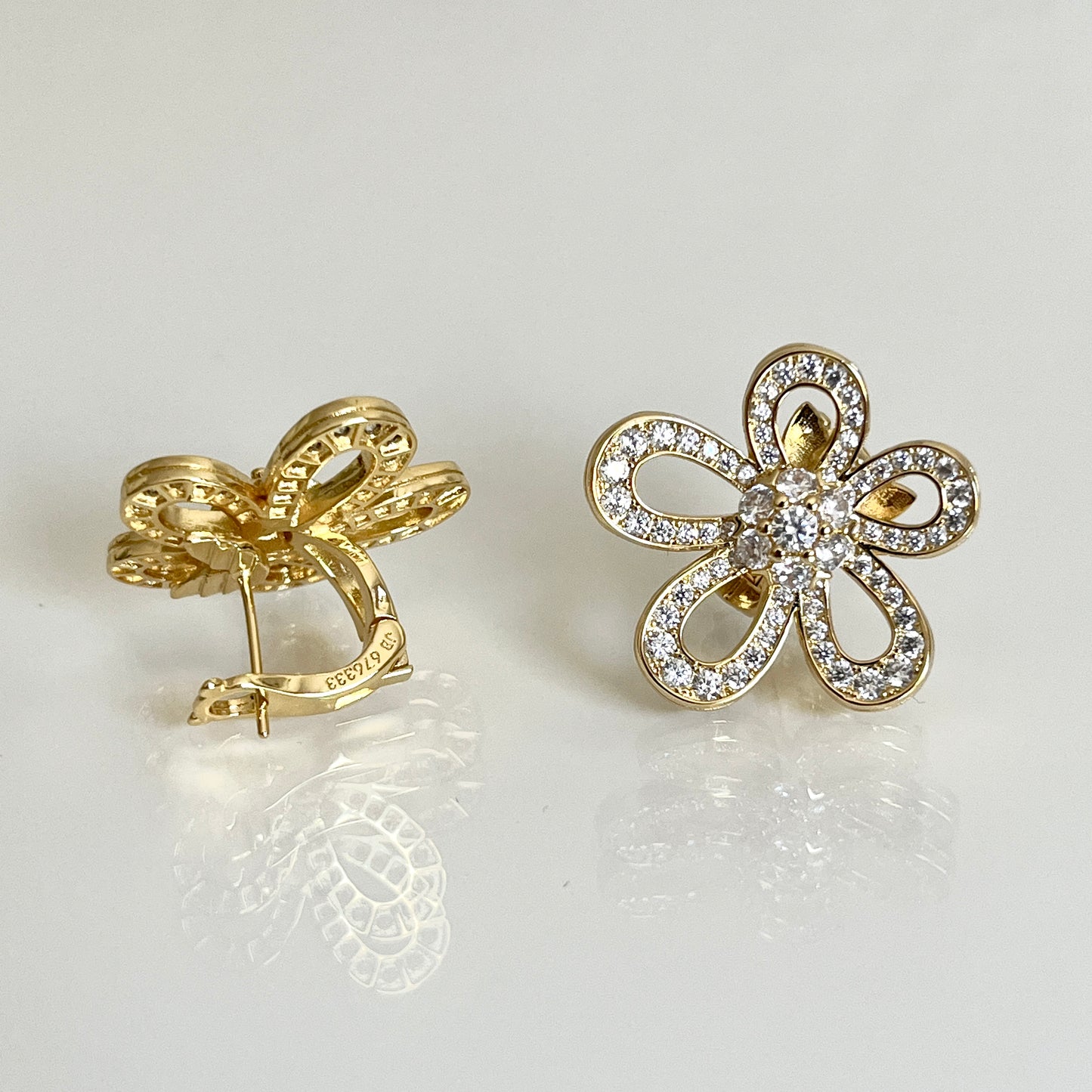 Ohrringe Flowerlace 25 mm