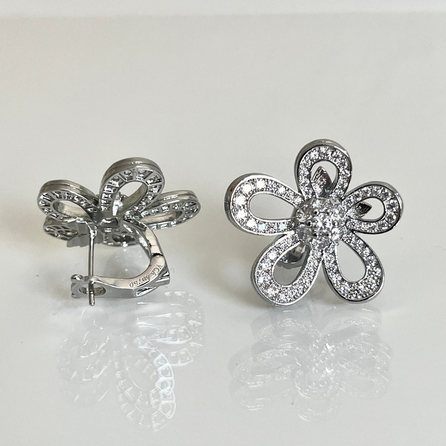 Ohrringe Flowerlace 25 mm
