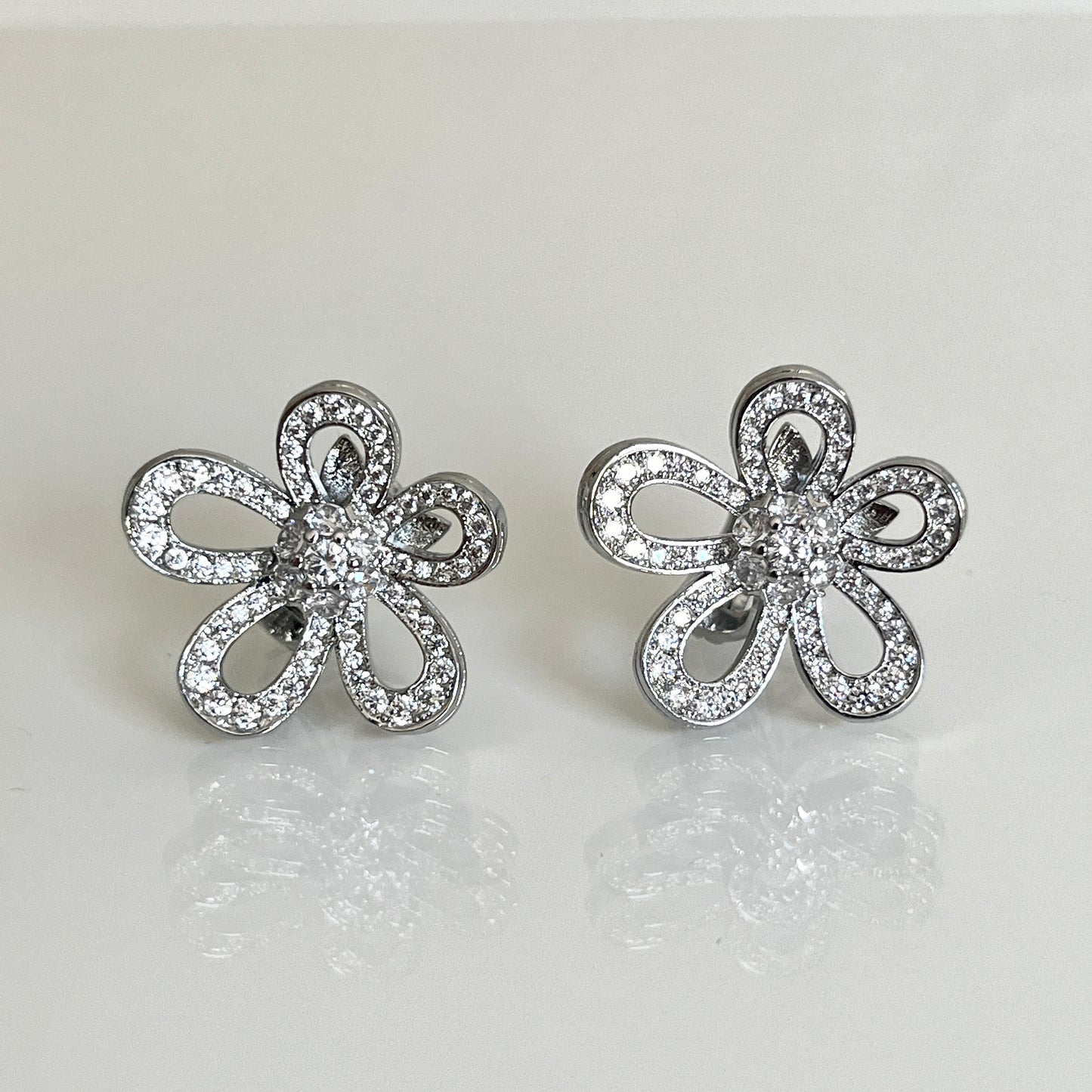 Ohrringe Flowerlace 25 mm