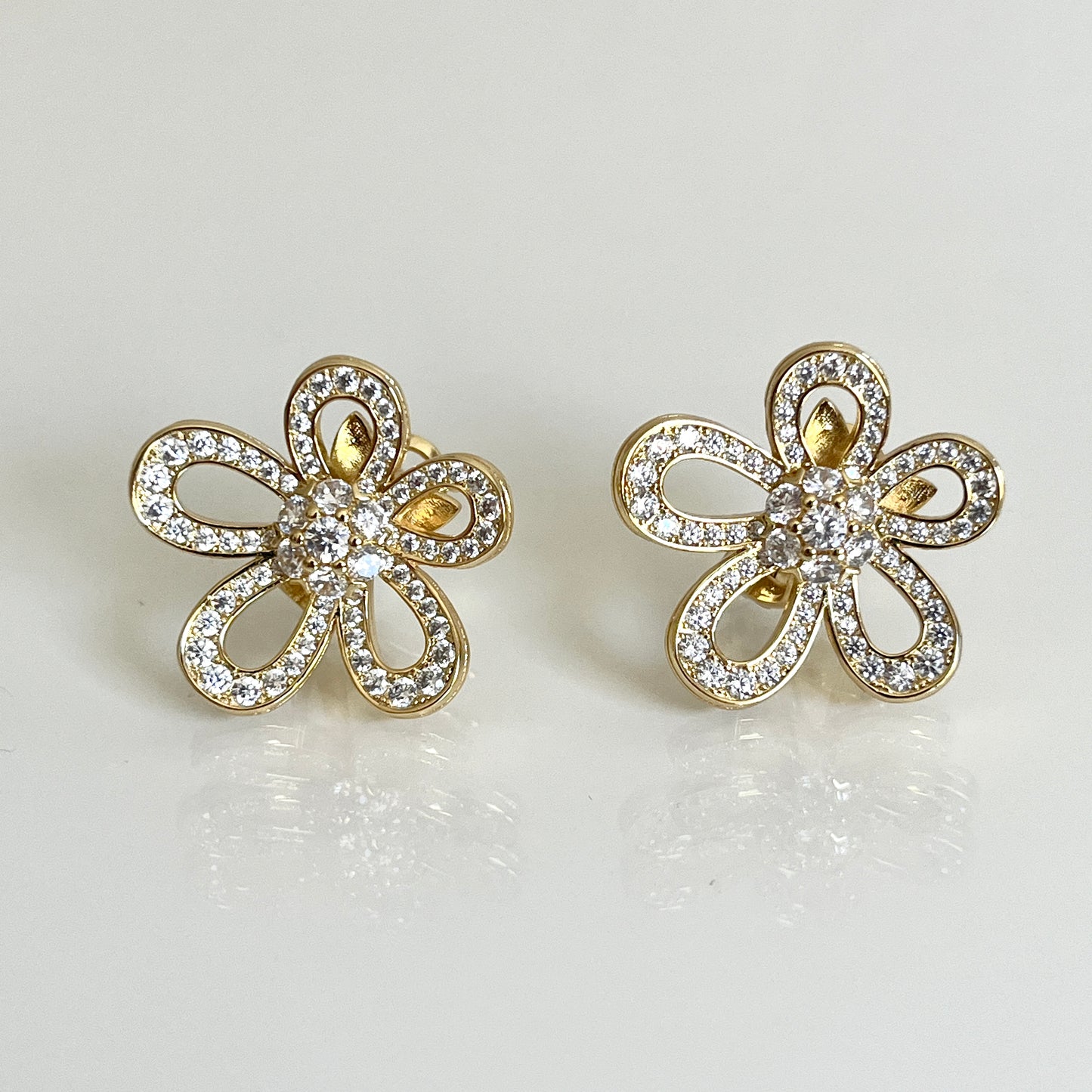 Ohrringe Flowerlace 25 mm