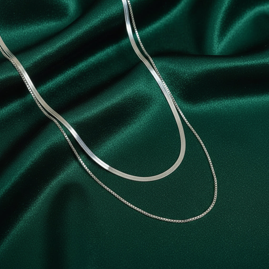 Halskette Retro 925 Silber