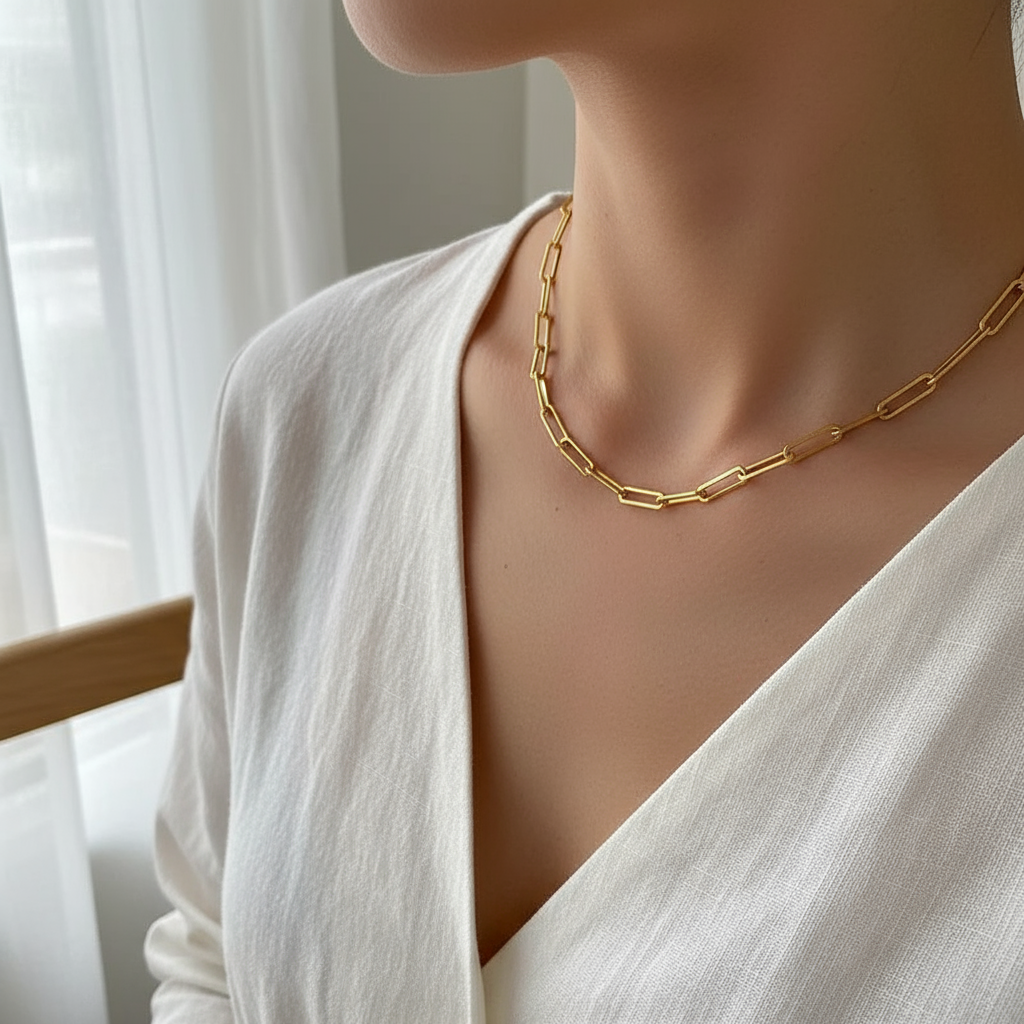 Halskette Kubanisch Thick vergoldet