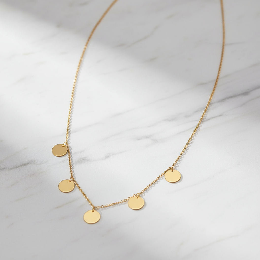 Halskette mit Medaillons 8mm