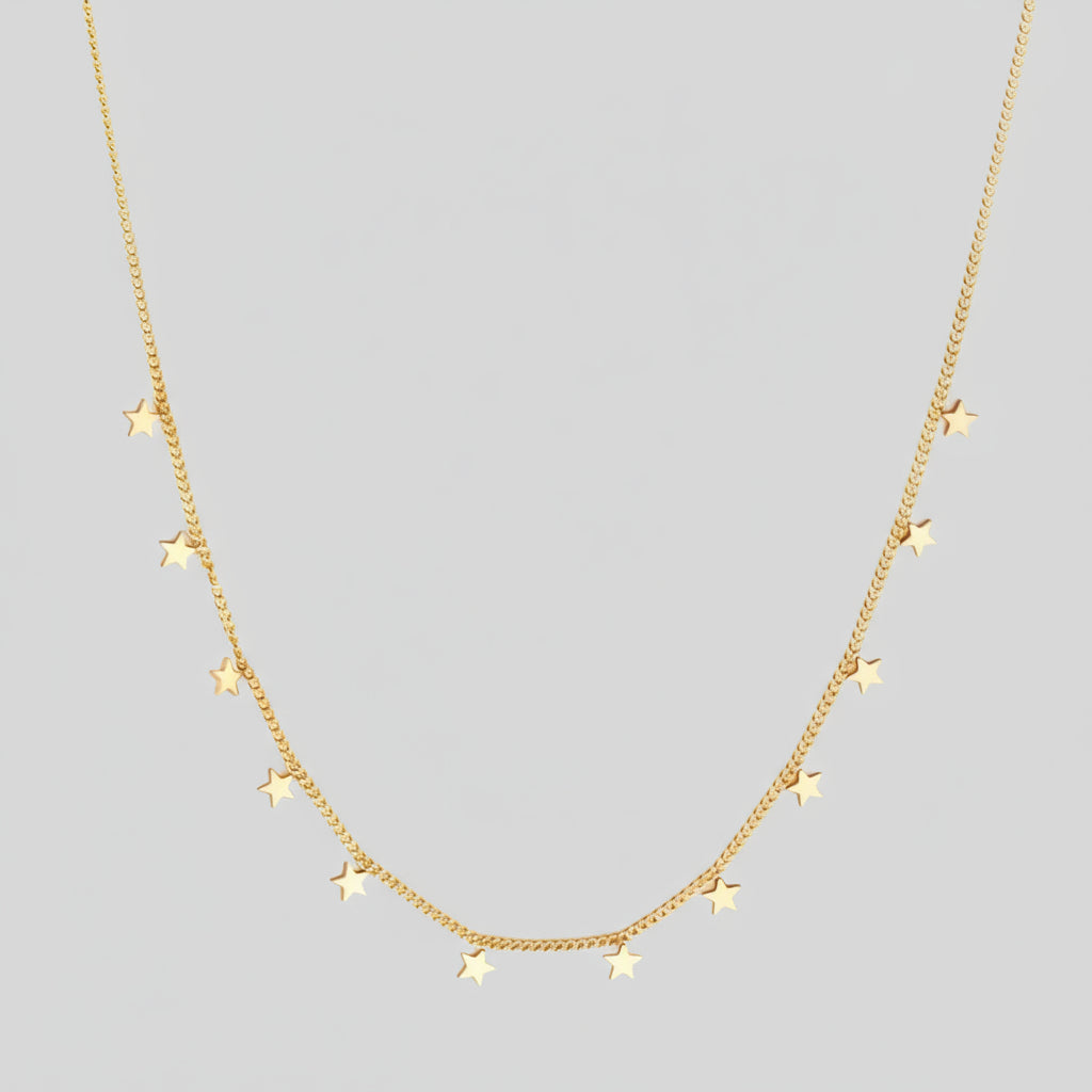 Necklace with stars