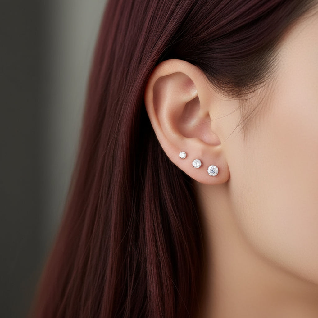 Ohrringe Zirkonia 925 Silber