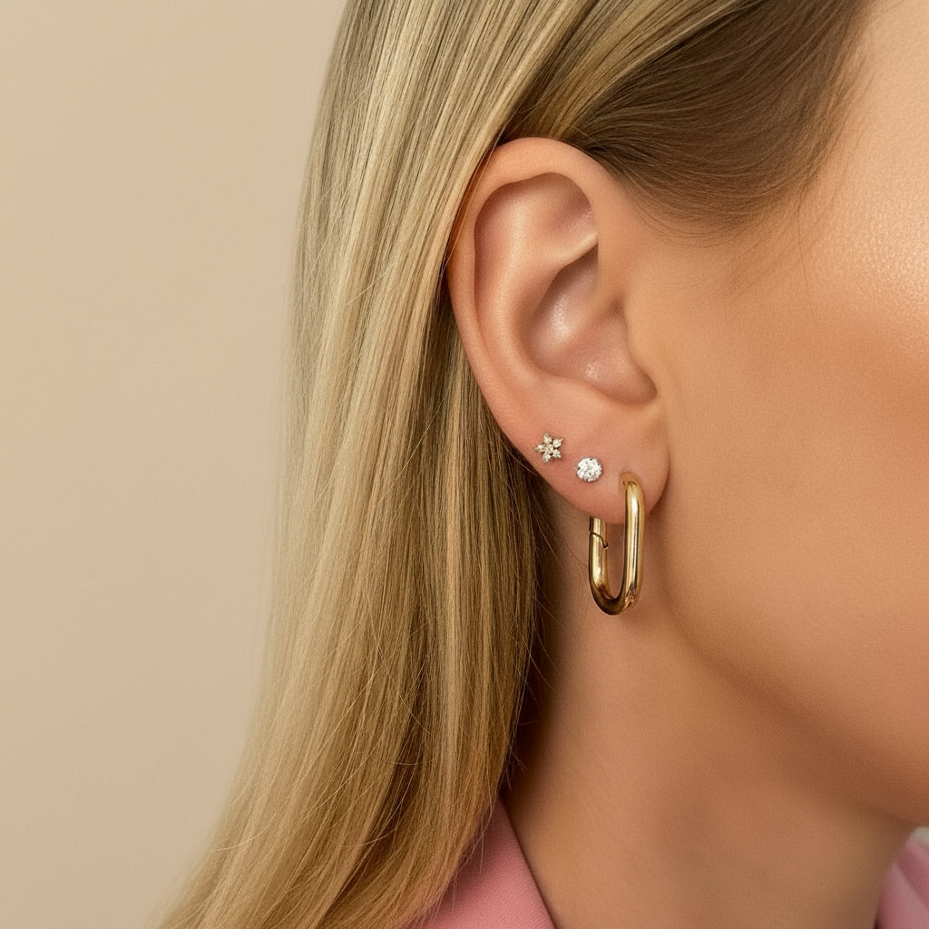 Ohrringe Reales U-Form