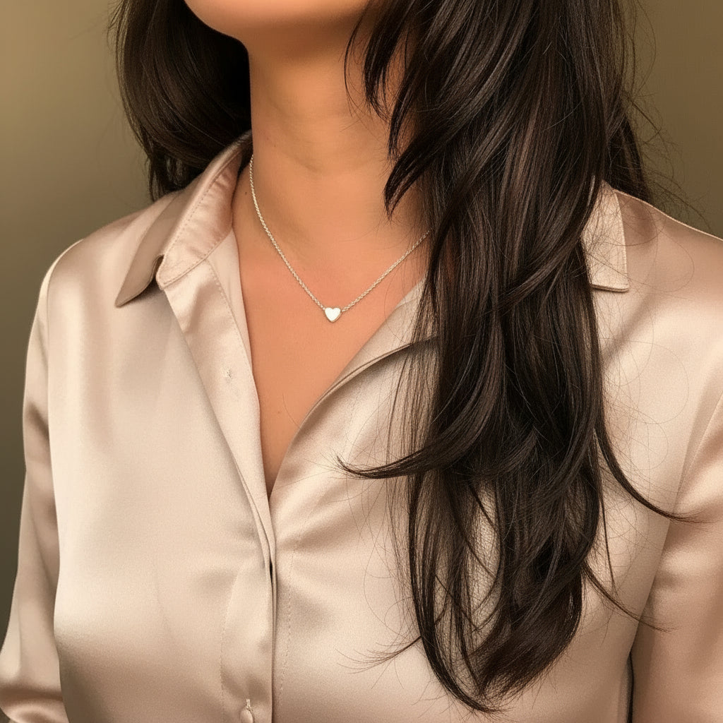 Halskette mit Herzchen