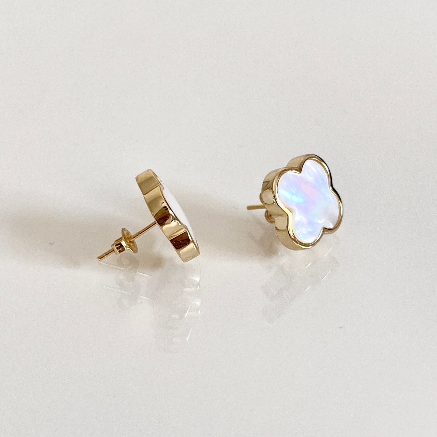 Ohrstecker pure Clover 15mm