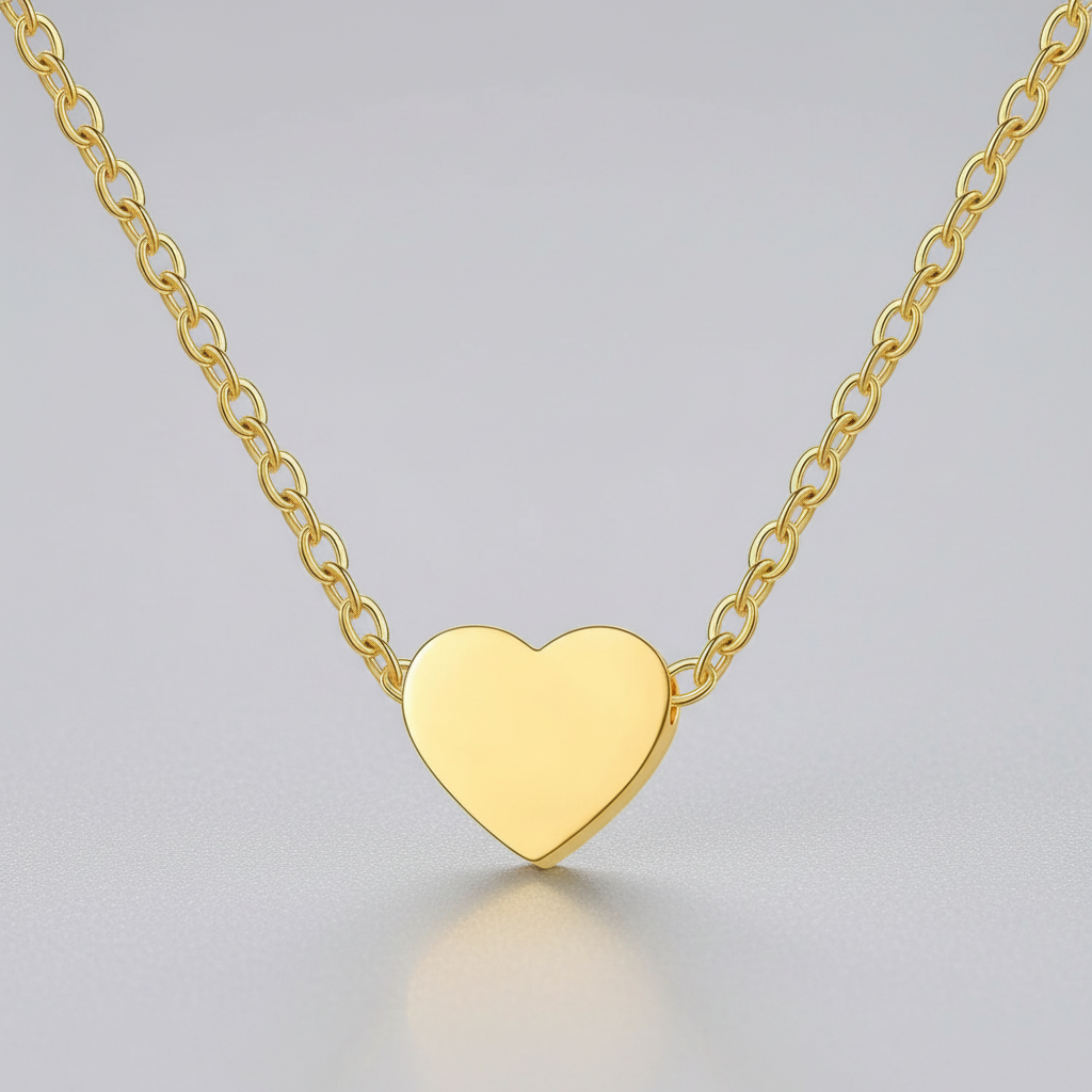 Halskette mit Herzchen