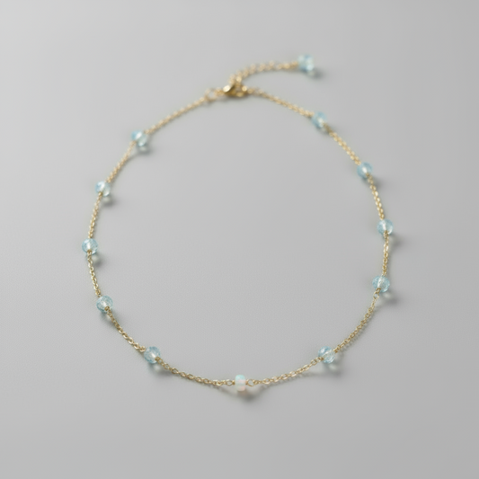 Halskette Aquamarin