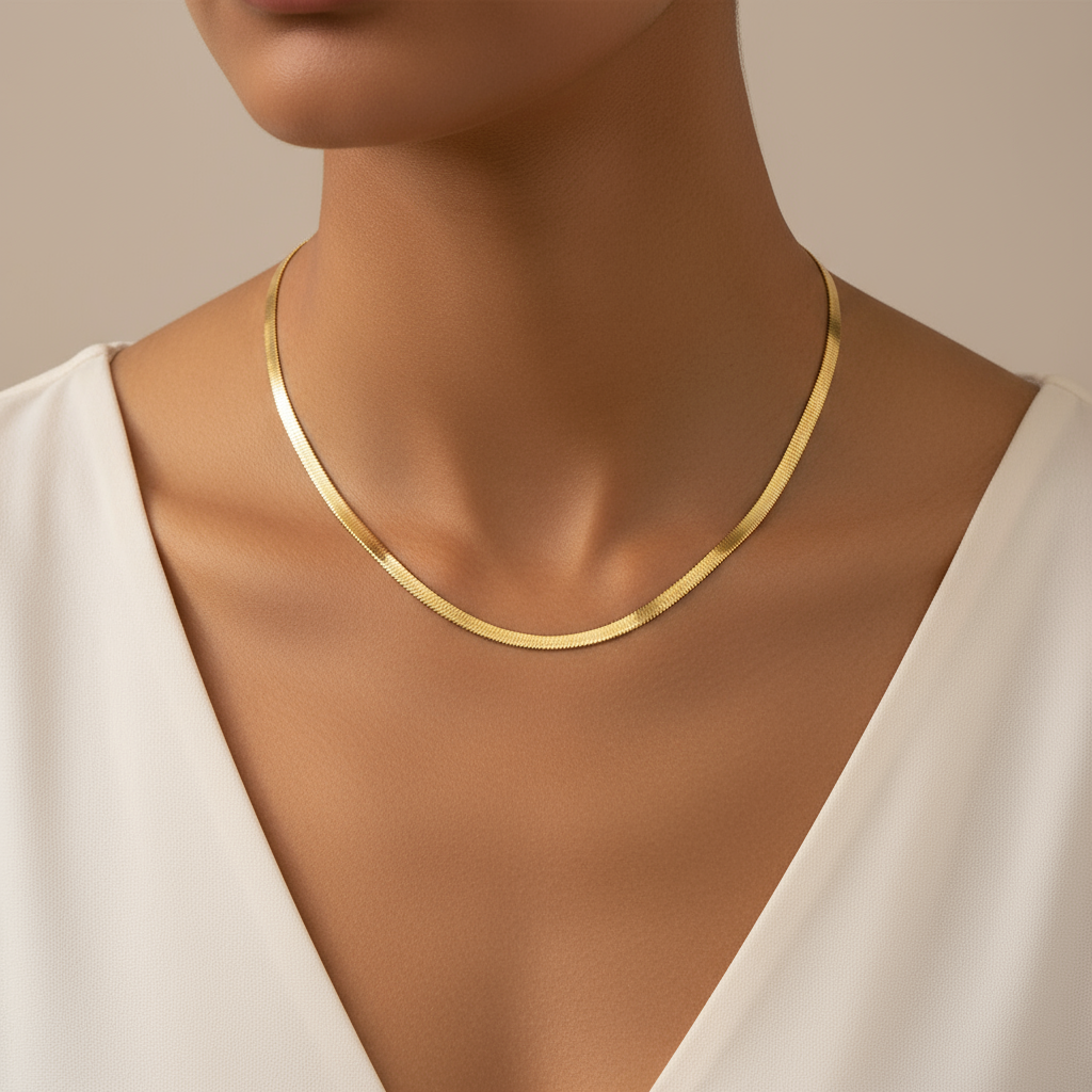 Halskette Snake 4 mm