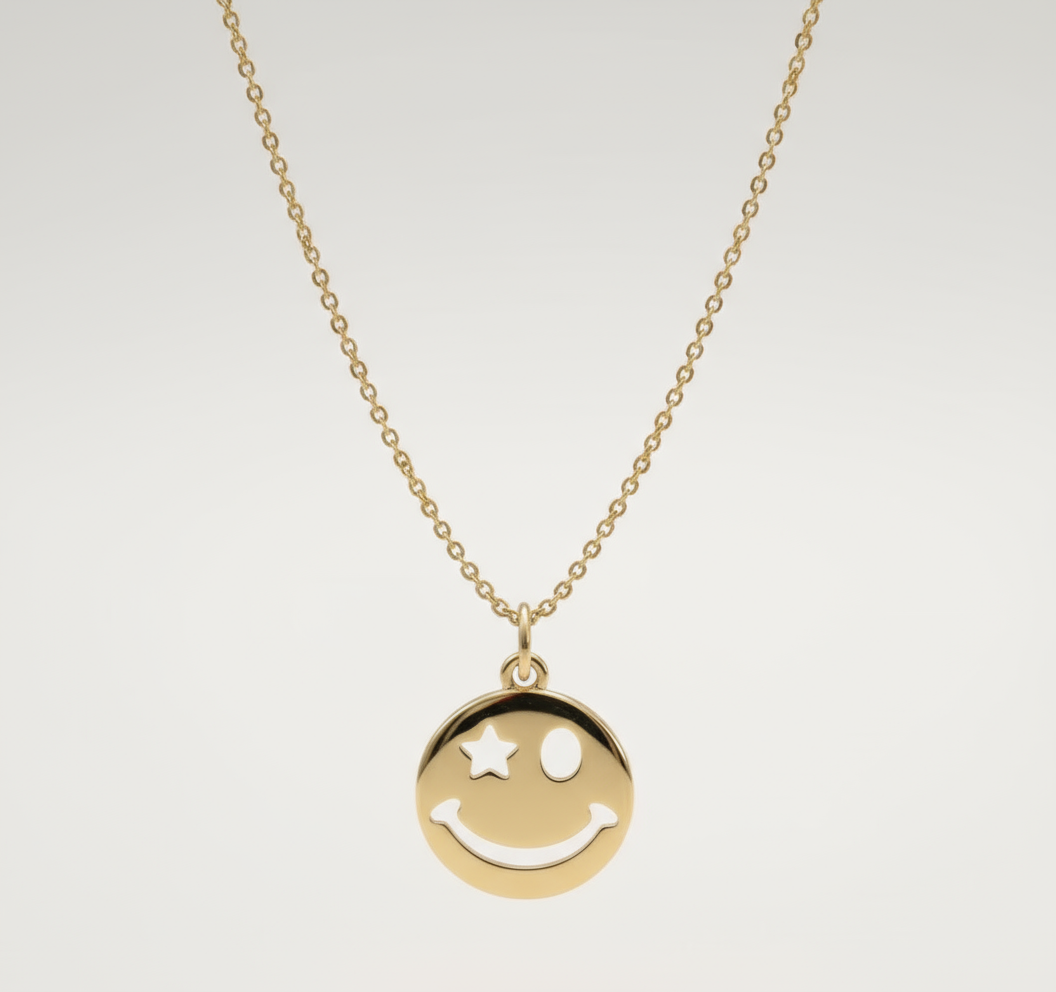 Halskette Smiley