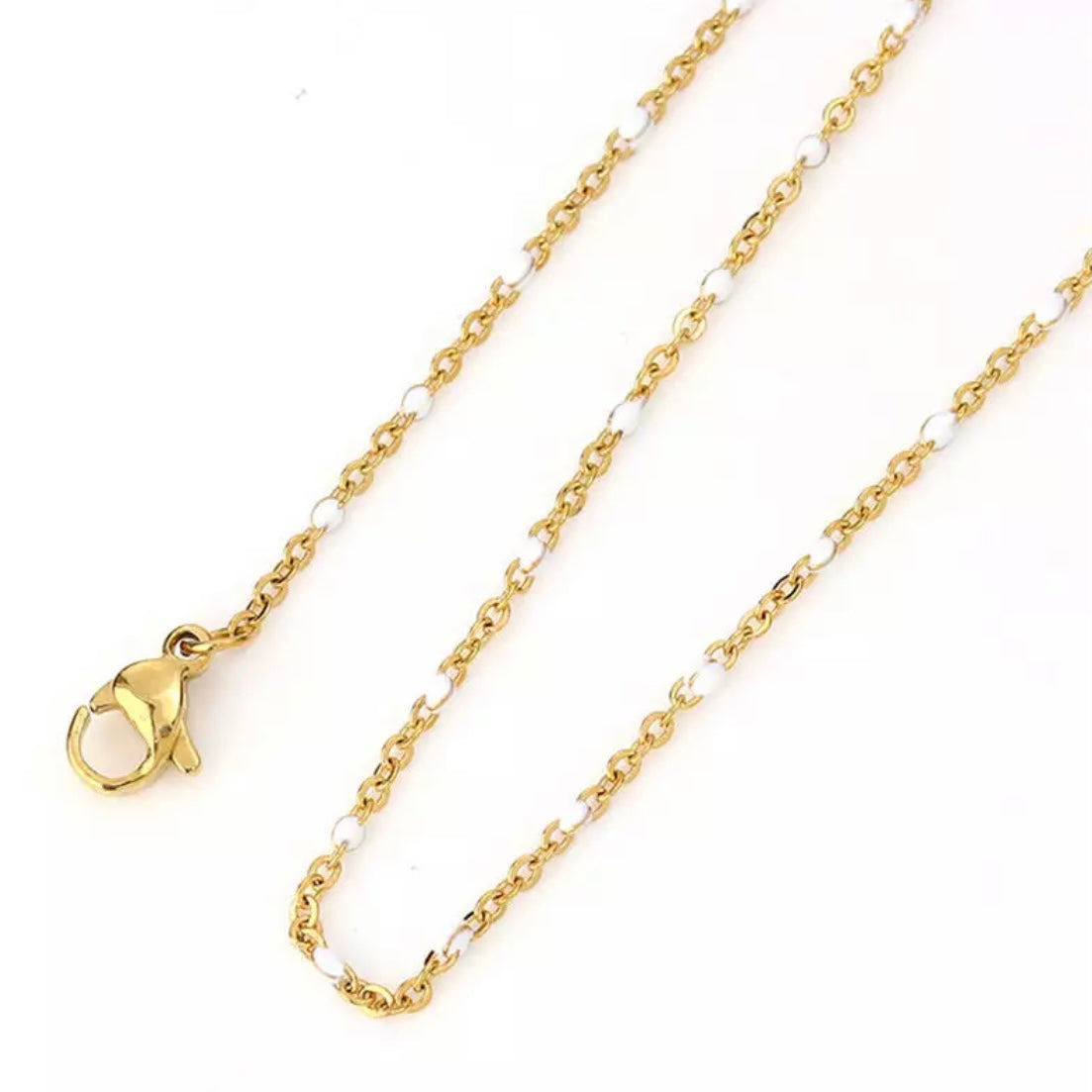 Halskette mit Emaille