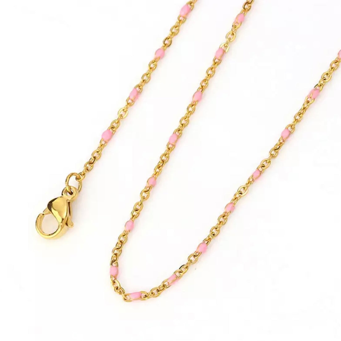 Halskette mit Emaille